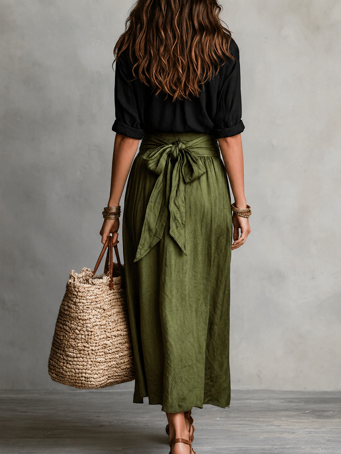 Martina | Elegant and Flowing One-Shoulder Maxi Dress