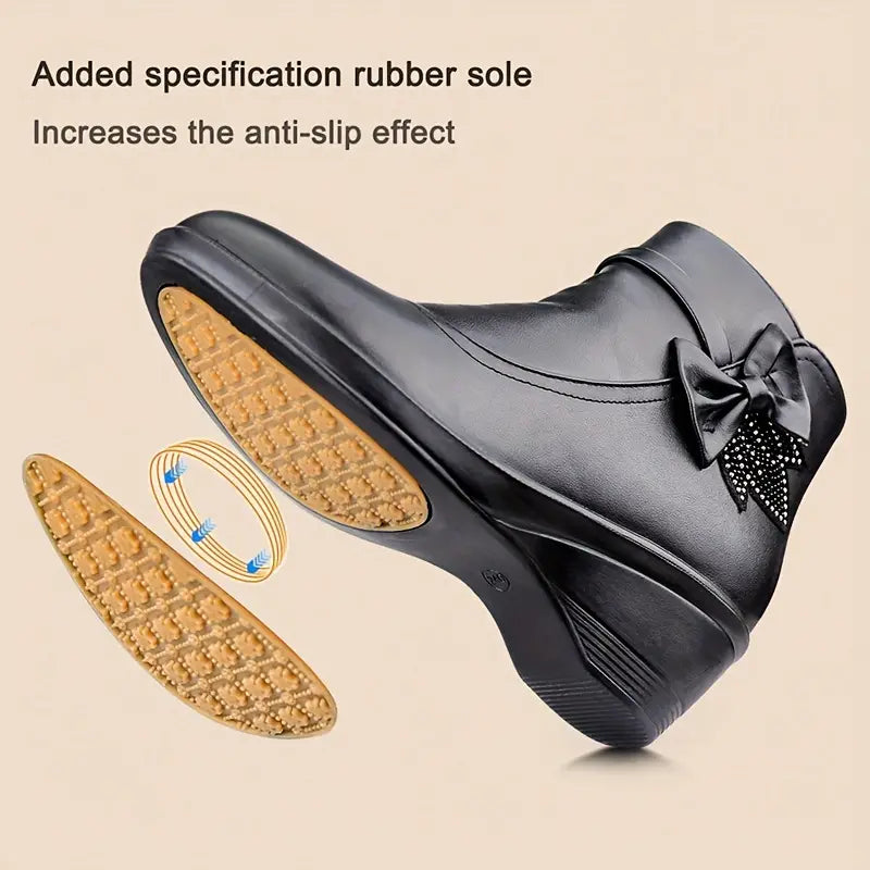 SERENELLA™ | Platform Bow Ankle Boot