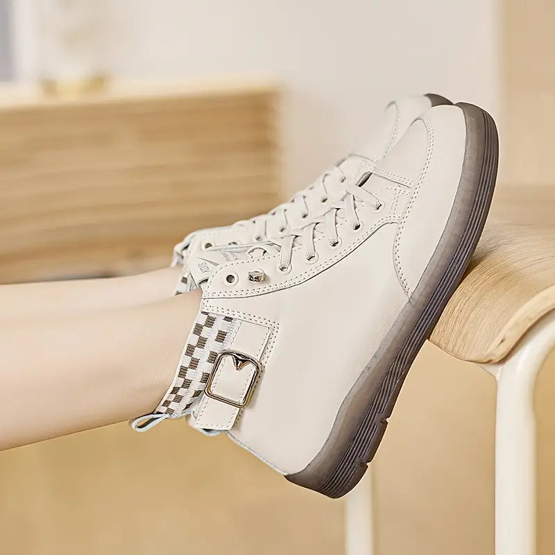 RUBYLACE™ | Buckle Strap Comfort Boot