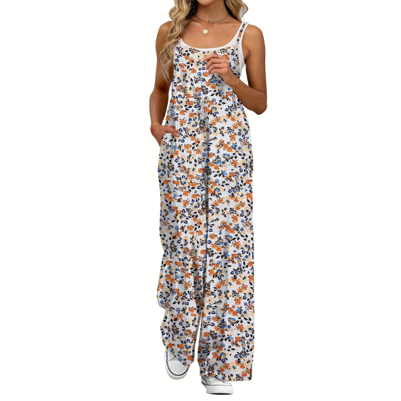 ALISSA™ – Fashionable Plus Size Wide Leg Jumpsuit
