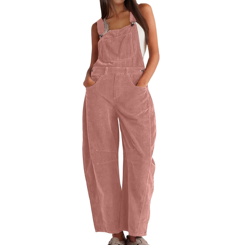 EVELYN™ – Effortless Wide Leg Overalls Jumpsuit