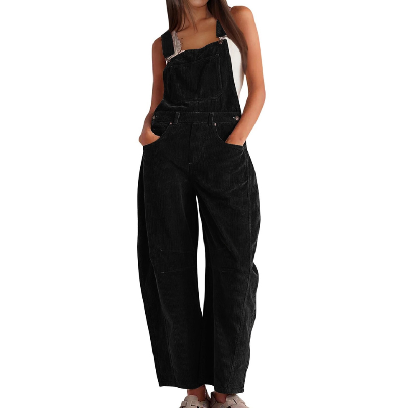 EVELYN™ – Effortless Wide Leg Overalls Jumpsuit