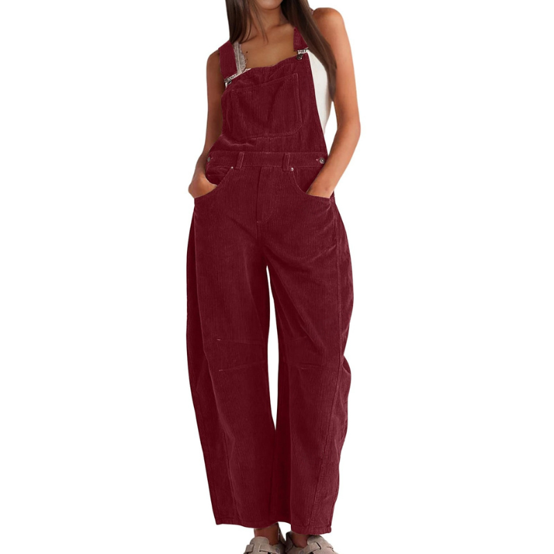 EVELYN™ – Effortless Wide Leg Overalls Jumpsuit