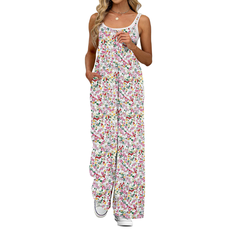 ALISSA™ – Fashionable Plus Size Wide Leg Jumpsuit