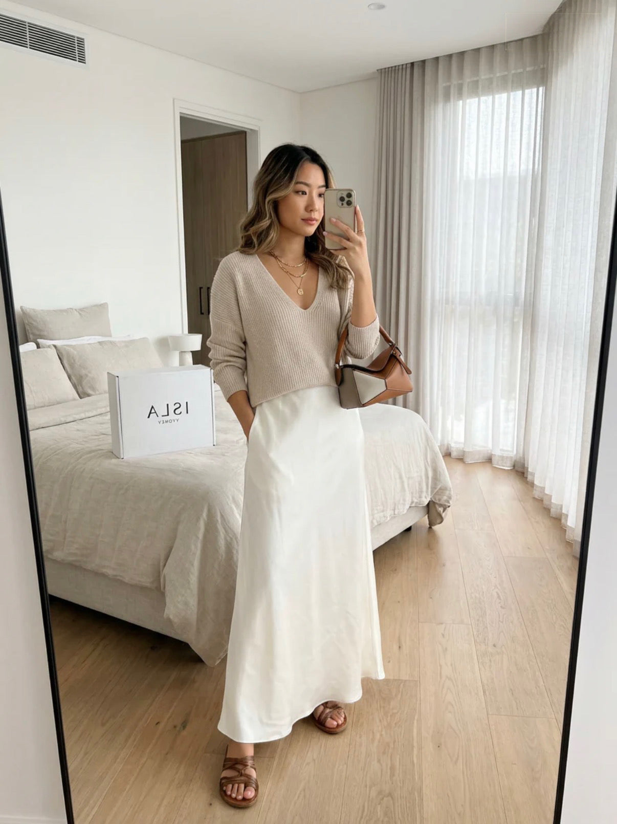 Isolde™ Knit & Satin Ensemble