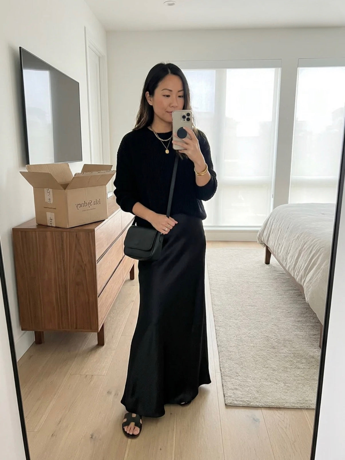 Isolde™ Knit & Satin Ensemble