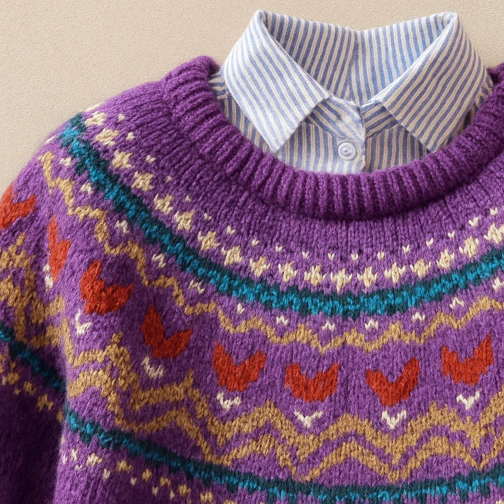 Julie | Classic Vintage Knit Jumper