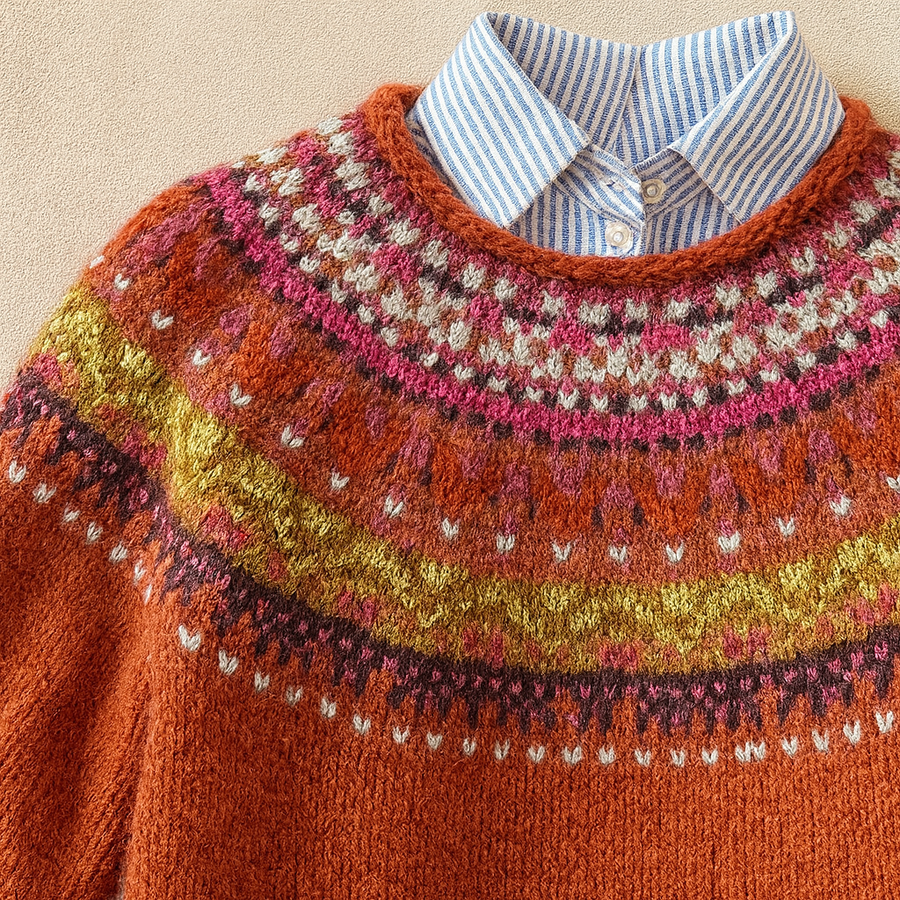 Simona | Chic Vintage Knit Jumper