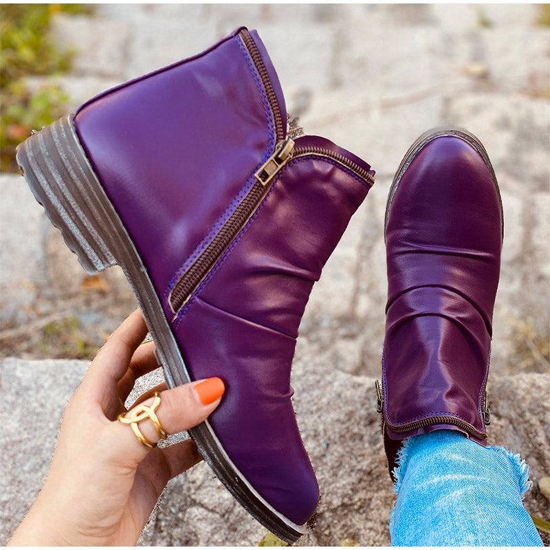 FLORENCE™ | Waterproof Zip Ankle Boot