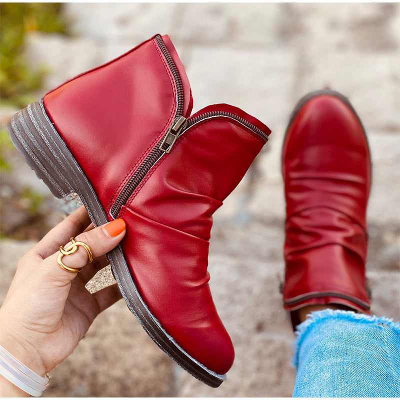 FLORENCE™ | Waterproof Zip Ankle Boot
