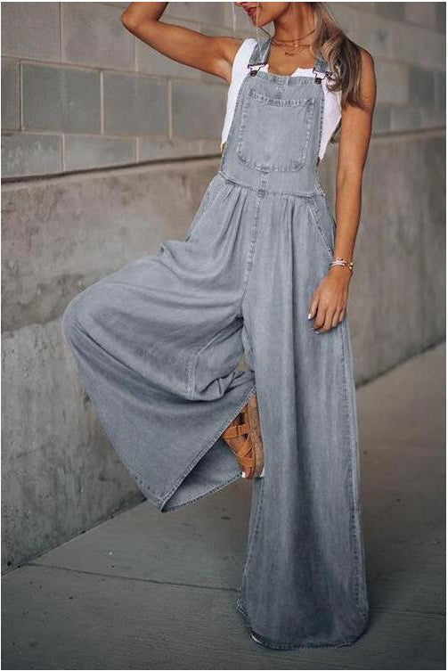 ISLA™ - Vintage Wide Leg Fashion Jumpsuit