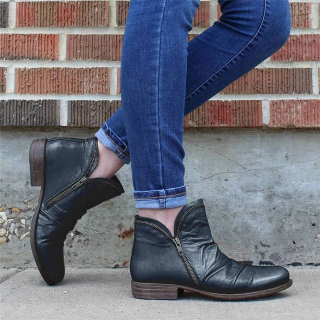 FLORENCE™ | Waterproof Zip Ankle Boot