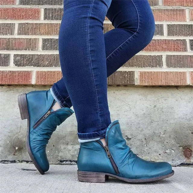 FLORENCE™ | Waterproof Zip Ankle Boot