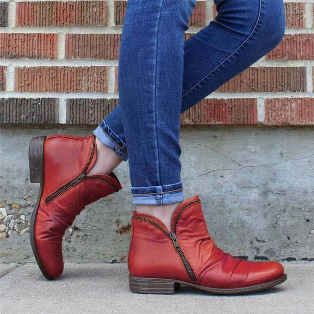 FLORENCE™ | Waterproof Zip Ankle Boot