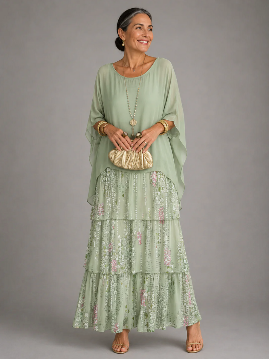 Lara™ | Elegant Flowing Maxi Dress