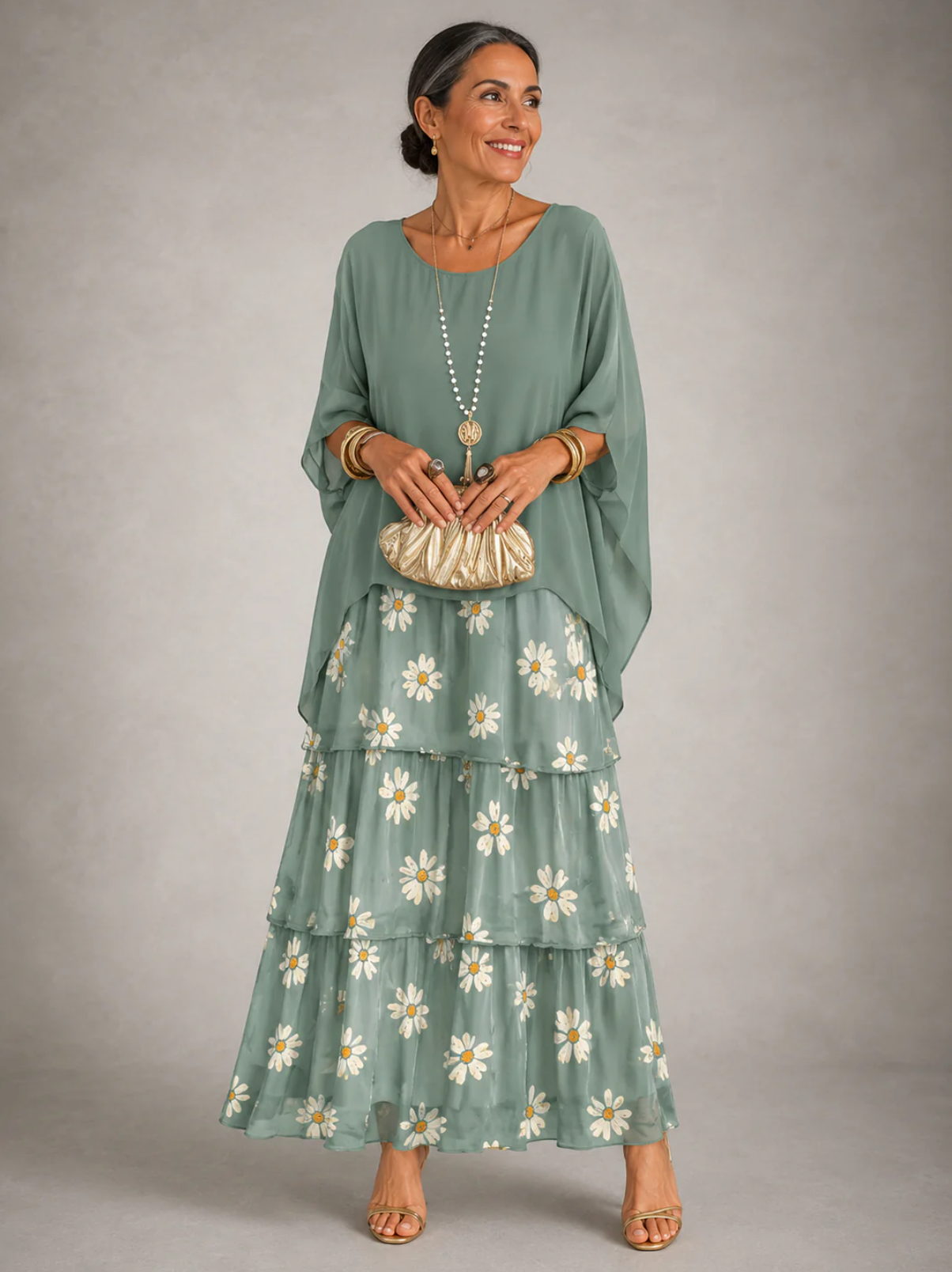 Lara™ | Elegant Flowing Maxi Dress