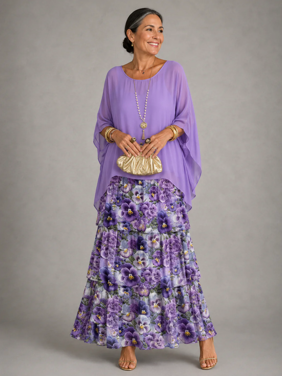 Lara™ | Elegant Flowing Maxi Dress