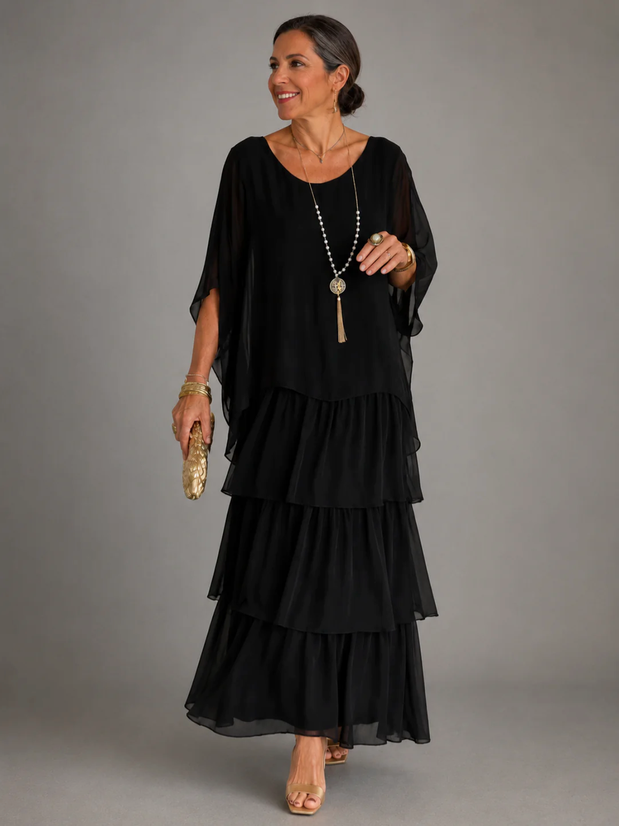 Lara™ | Elegant Flowing Maxi Dress