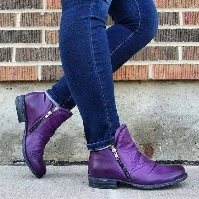 FLORENCE™ | Waterproof Zip Ankle Boot