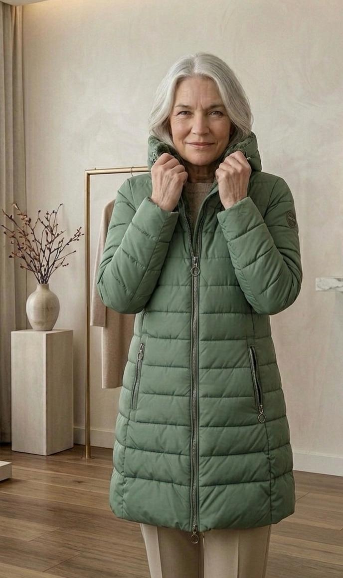 Olivia™ | Quilted A-Line Winter Coat — Final Edit