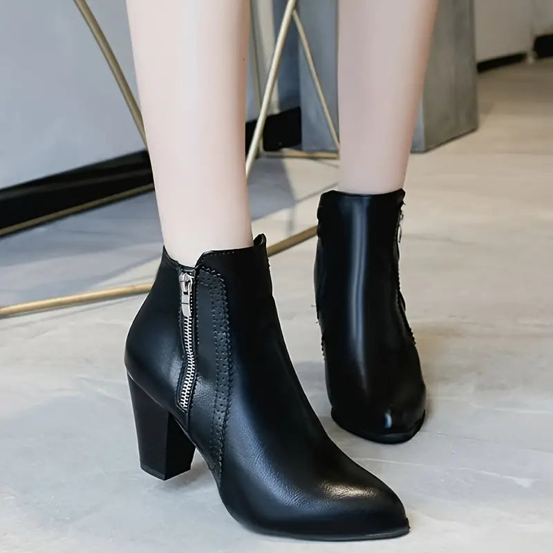 AMARISA™ | Soft Sole Chunky Heel Boot