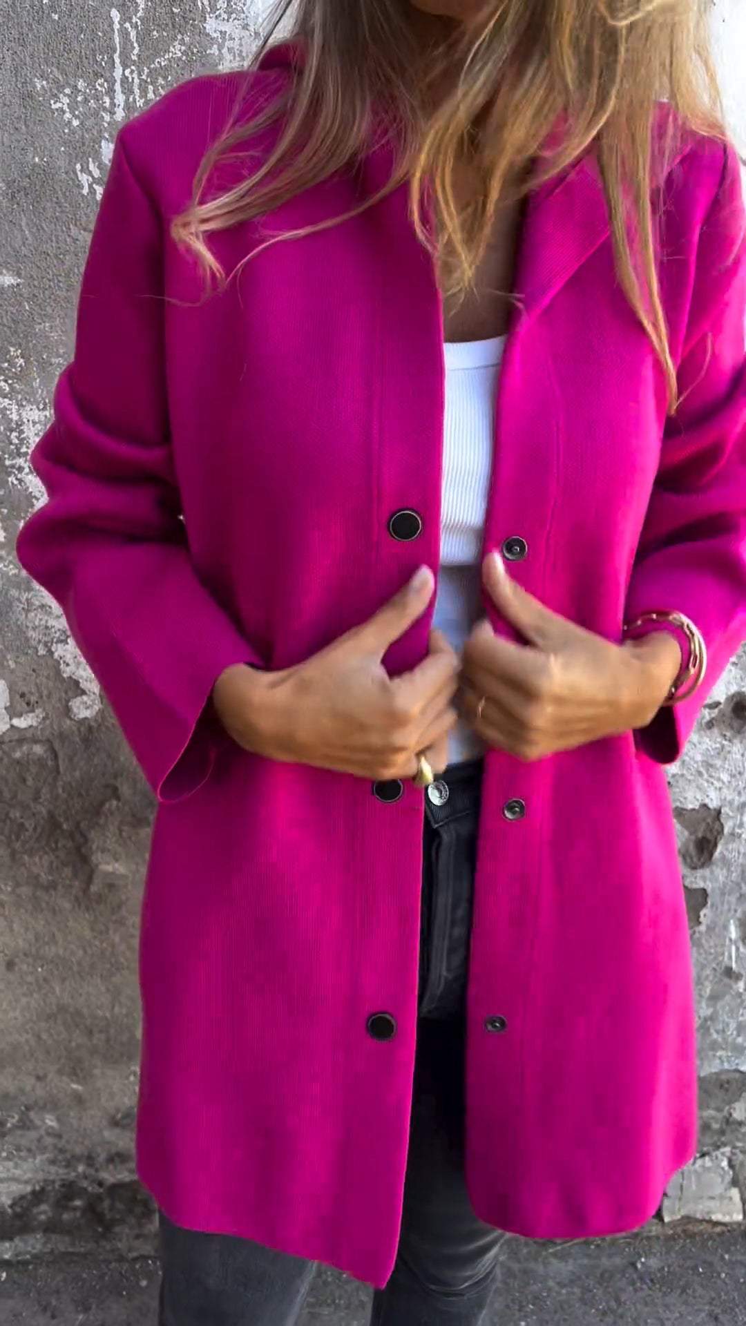Arianna | Button-detailed Hooded Cardigan