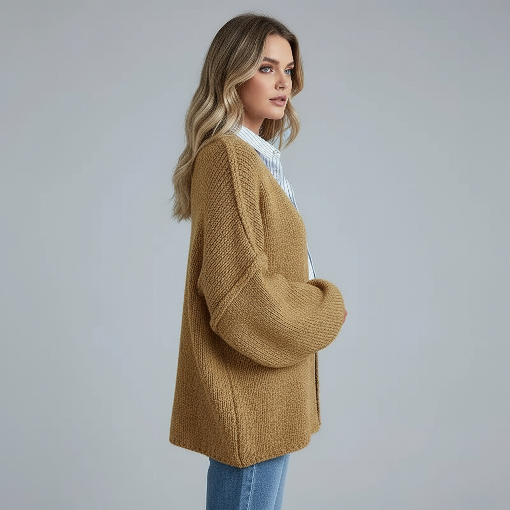 The Oversized Cardie™ | Relaxed Knit Cardigan — Final Edit